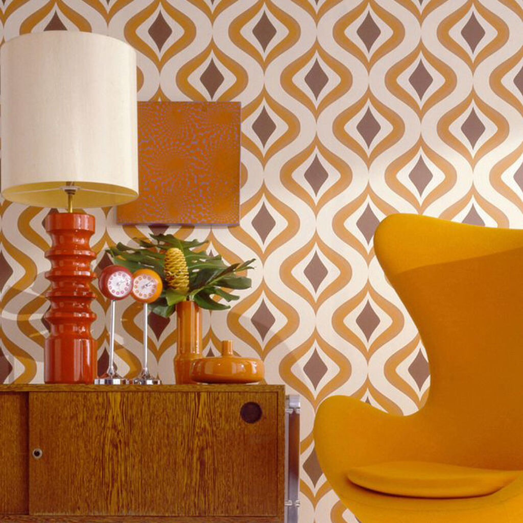 orange brown wallpaper,orange,yellow,lampshade,wallpaper,lighting accessory