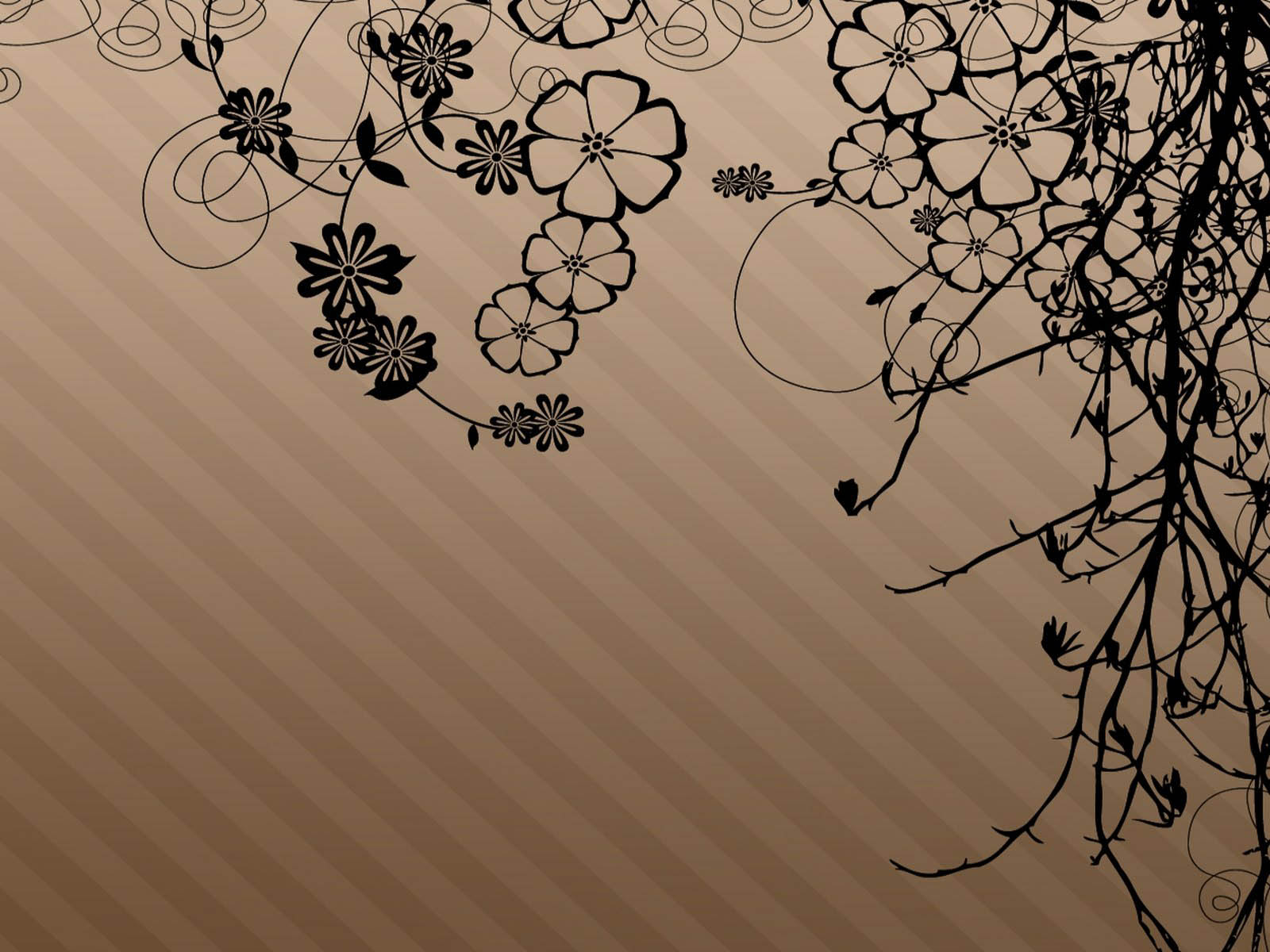 brown beige wallpaper,branch,botany,visual arts,leaf,pattern