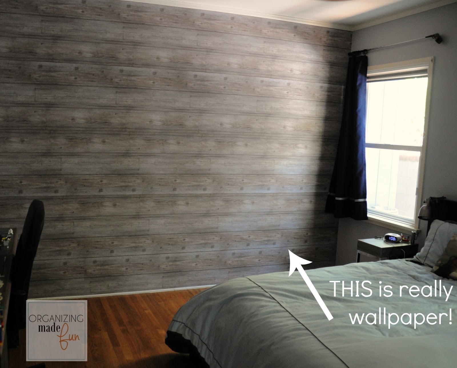 wallpaper that looks like wood paneling,room,wall,bedroom,property,interior design