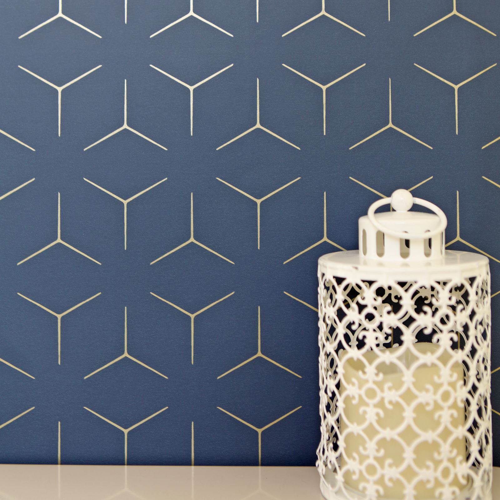 navy and gold wallpaper,wallpaper,wall,tile,pattern,interior design