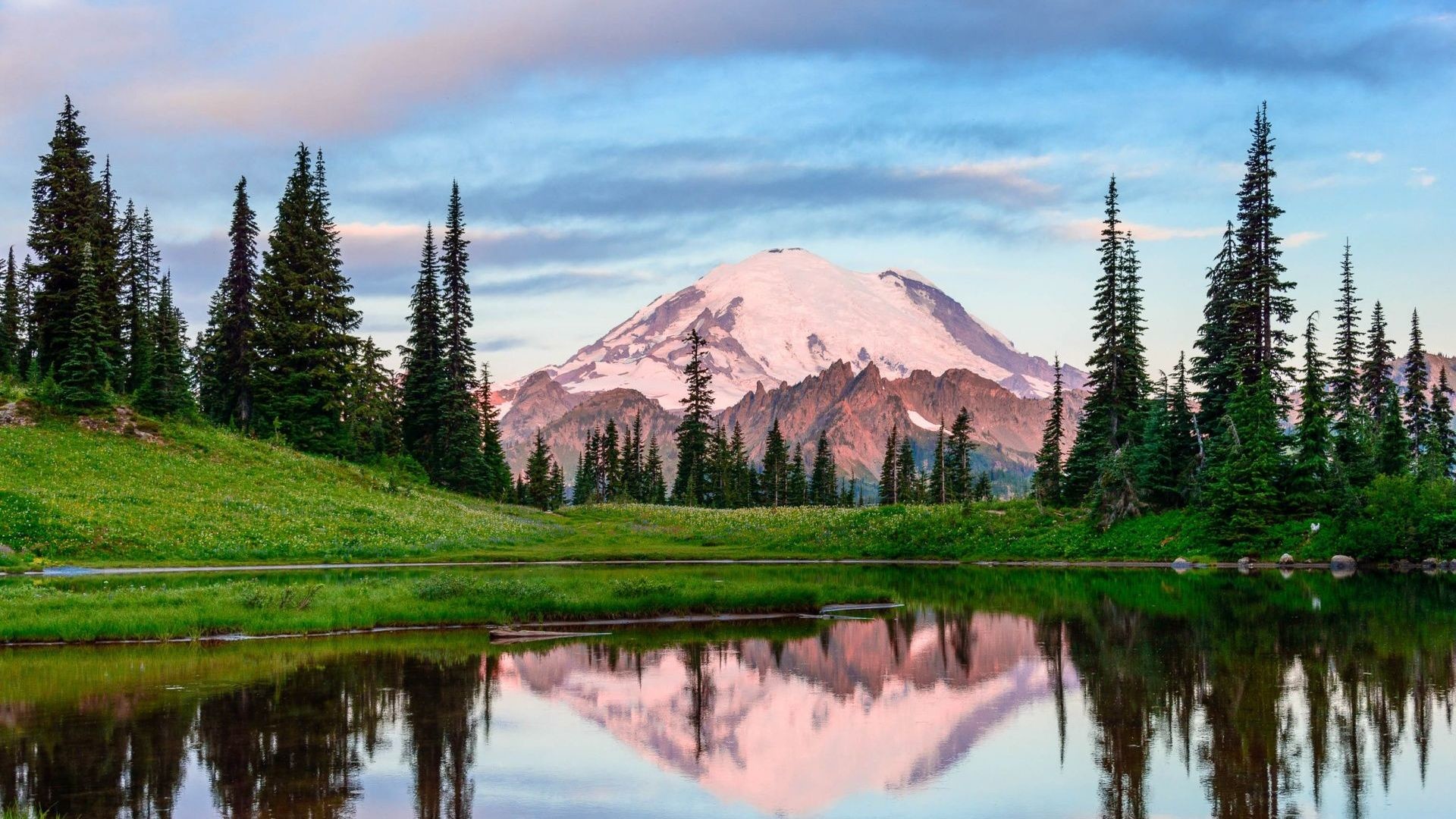 im wallpaper,paesaggio naturale,riflessione,natura,montagna,cielo