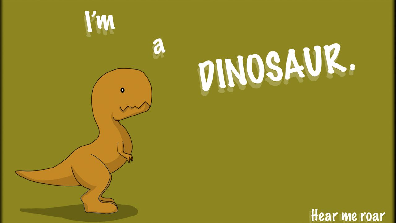 ich bin wallpaper,dinosaurier,karikatur,text,tyrannosaurus,illustration
