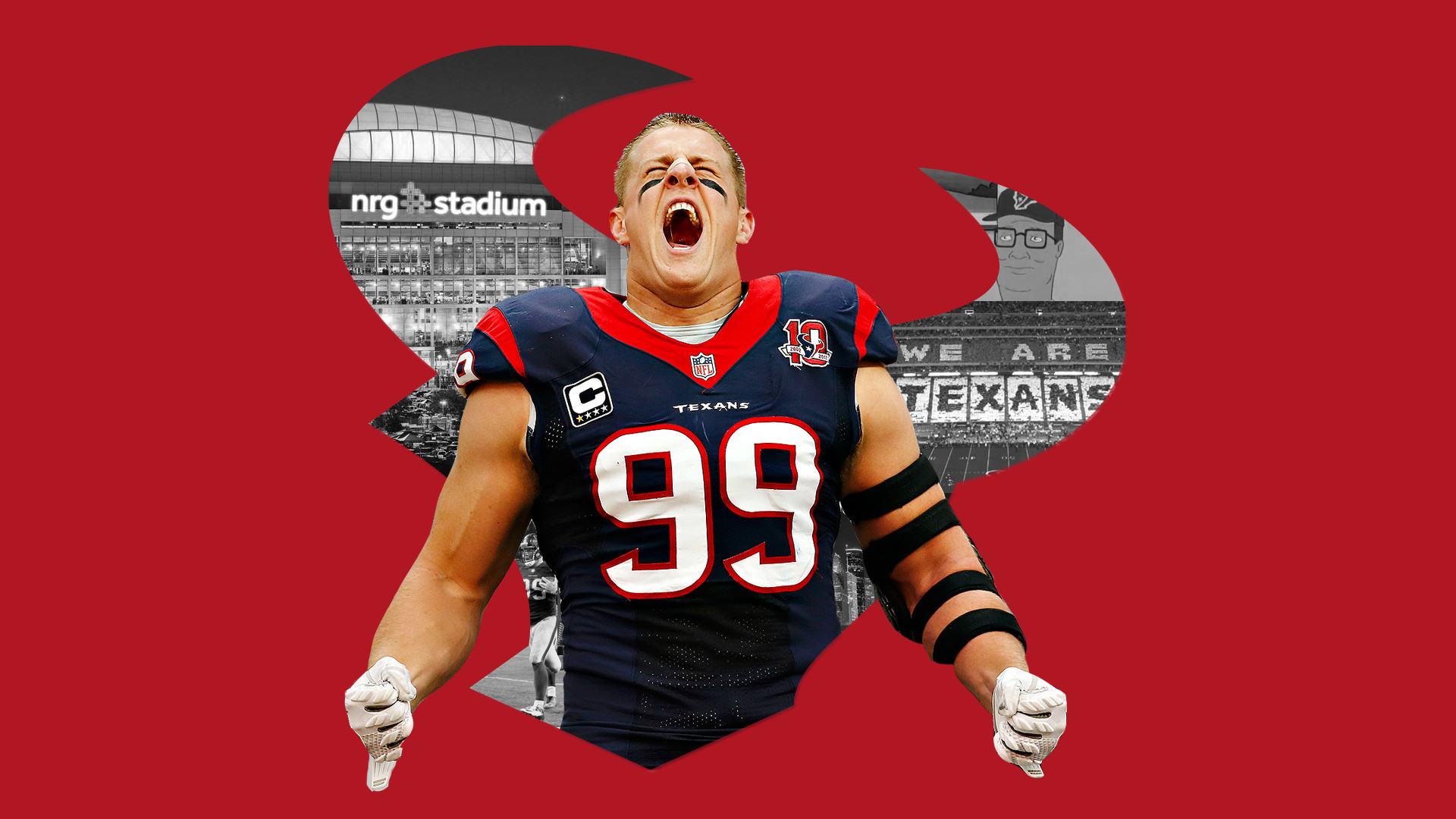 fond d'écran jj watt,joueur de football,joueur,jersey,illustration,t shirt