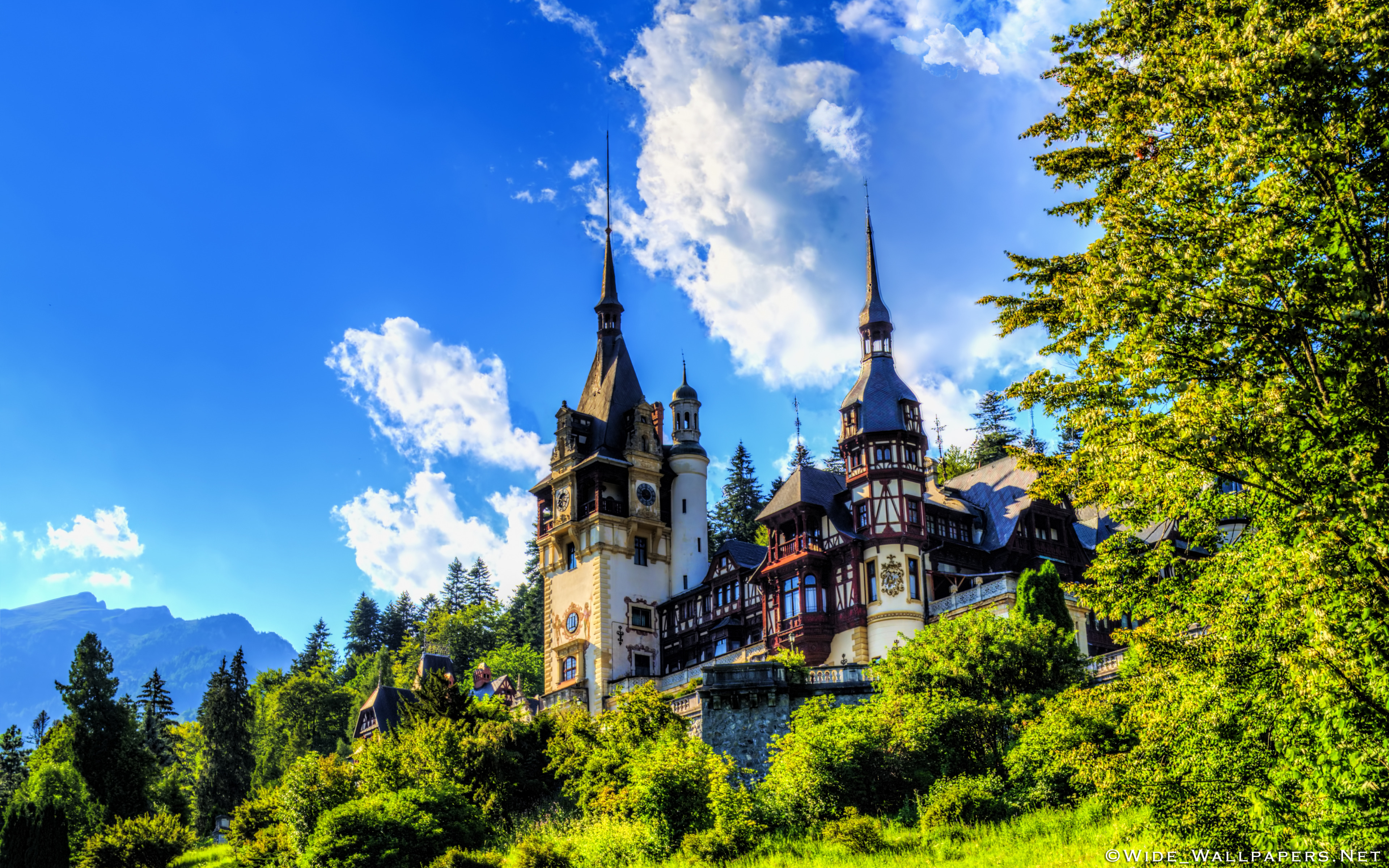 fond d'écran roumanie,ciel,la nature,paysage naturel,château,architecture