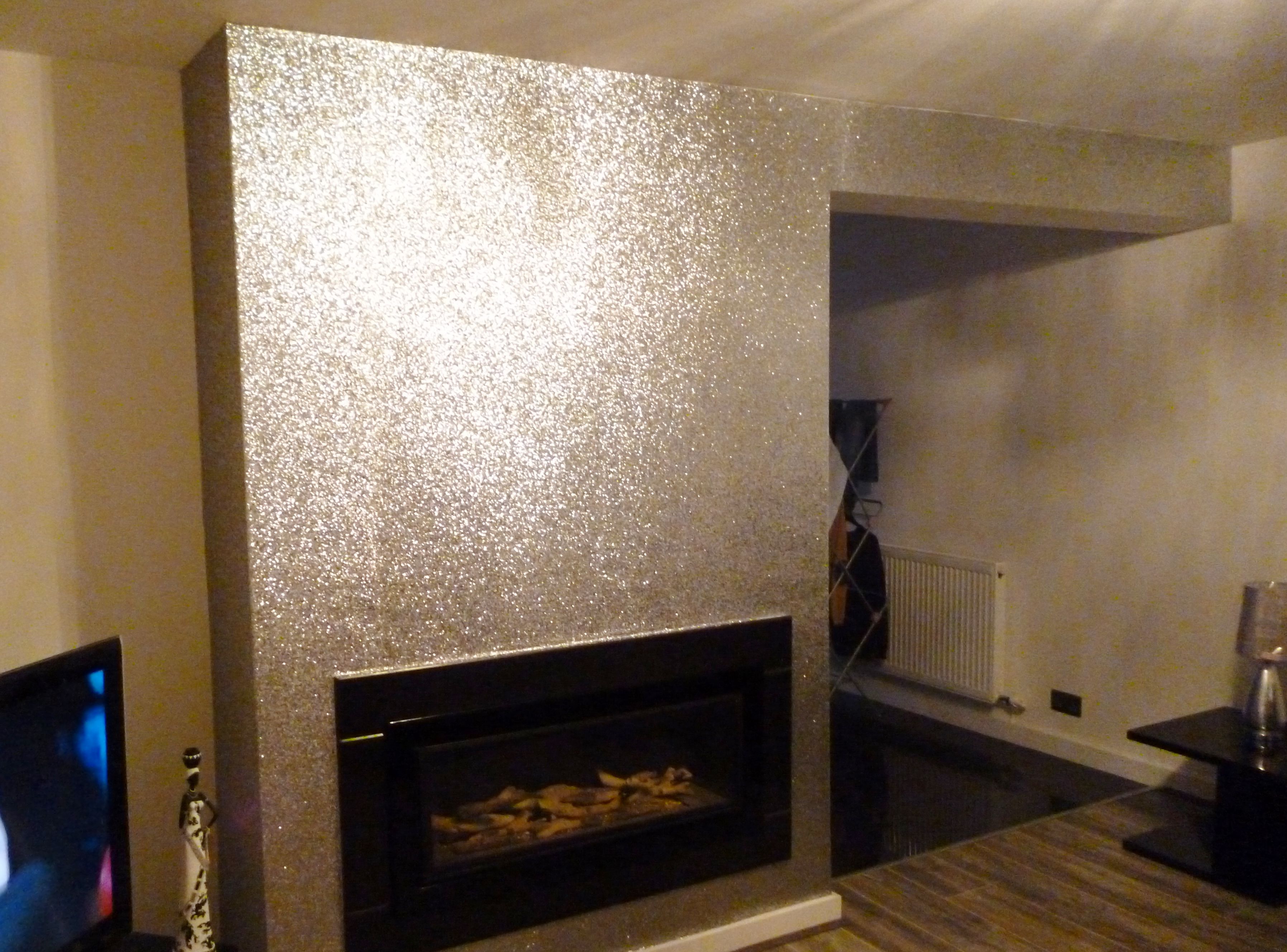silver glitter wallpaper for walls,room,hearth,fireplace,property,wall