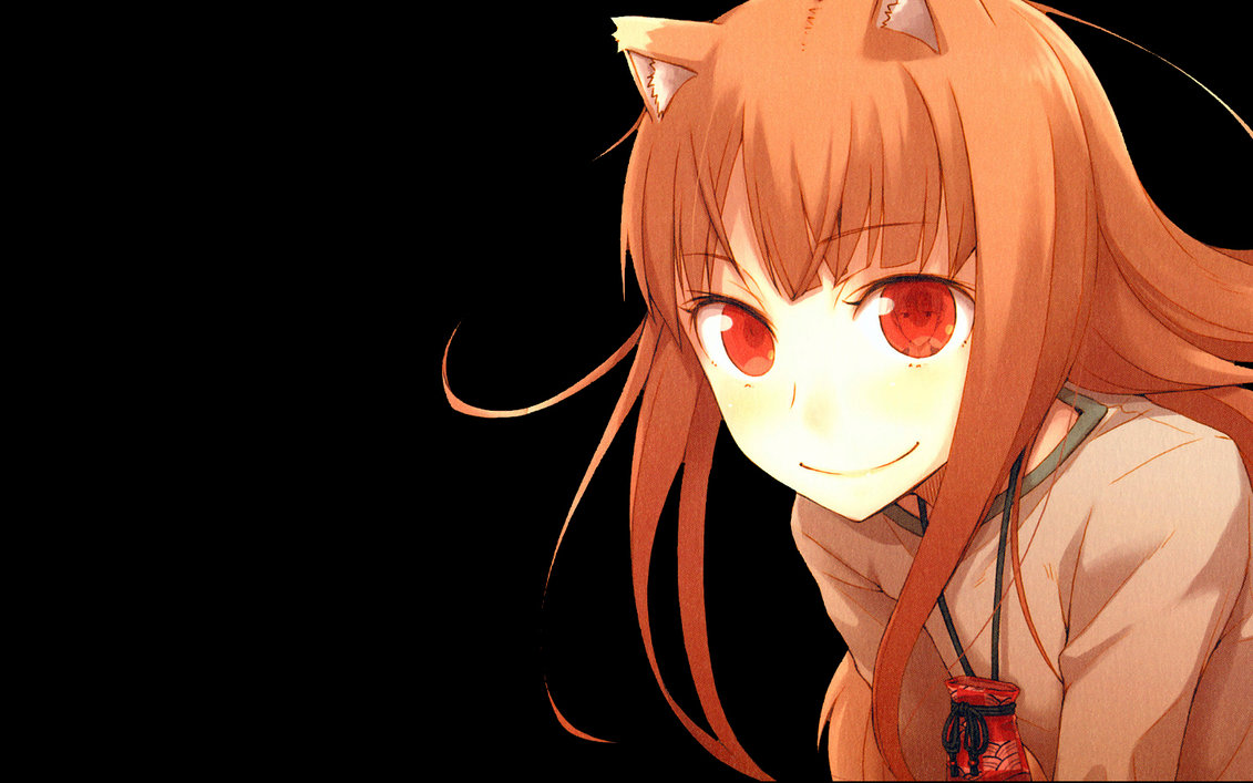 spice and wolf wallpaper,cartoon,anime,red,cg artwork,mouth