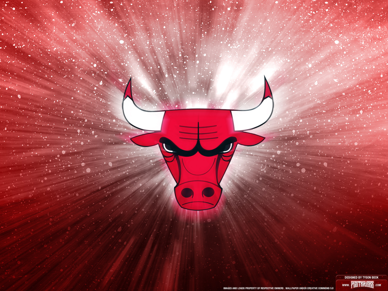 fondo de pantalla del logo de los chicago bulls,rojo,toro,cuerno,ilustración,diseño gráfico