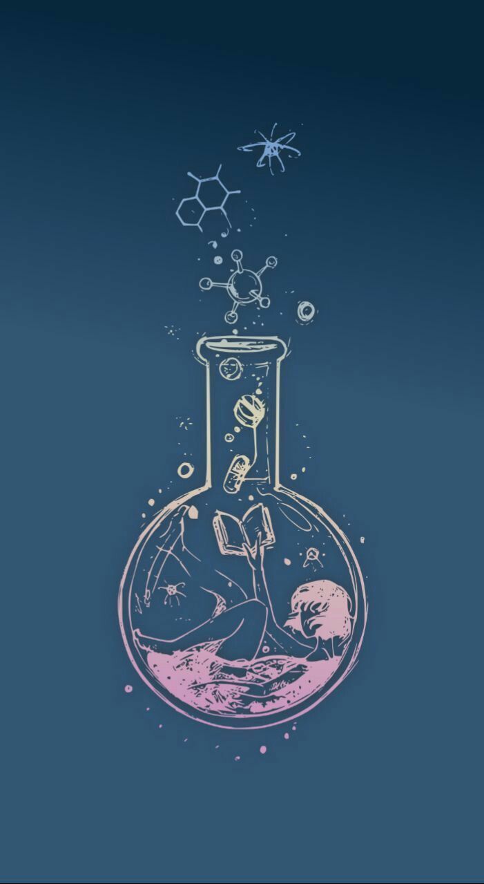 chemie wallpaper iphone,blau,illustration,flüssigkeit,gezupfte saiteninstrumente