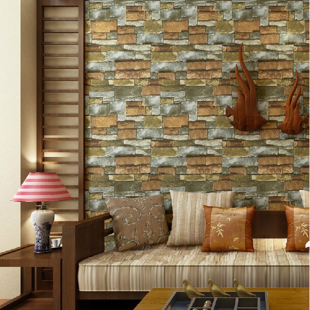 wallpaper 3d effekt,parete,camera,soggiorno,sfondo,mattone