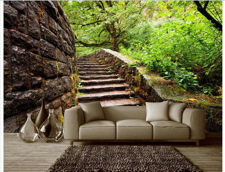 wallpaper 3d effekt,natural landscape,nature,wall,mural,furniture