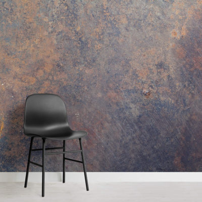 papier peint effet métal,chaise,meubles,mur,chambre,table