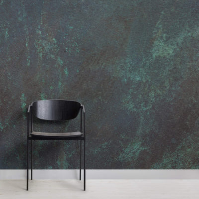 papel pintado efecto metal,verde,mueble,mesa,pared,habitación