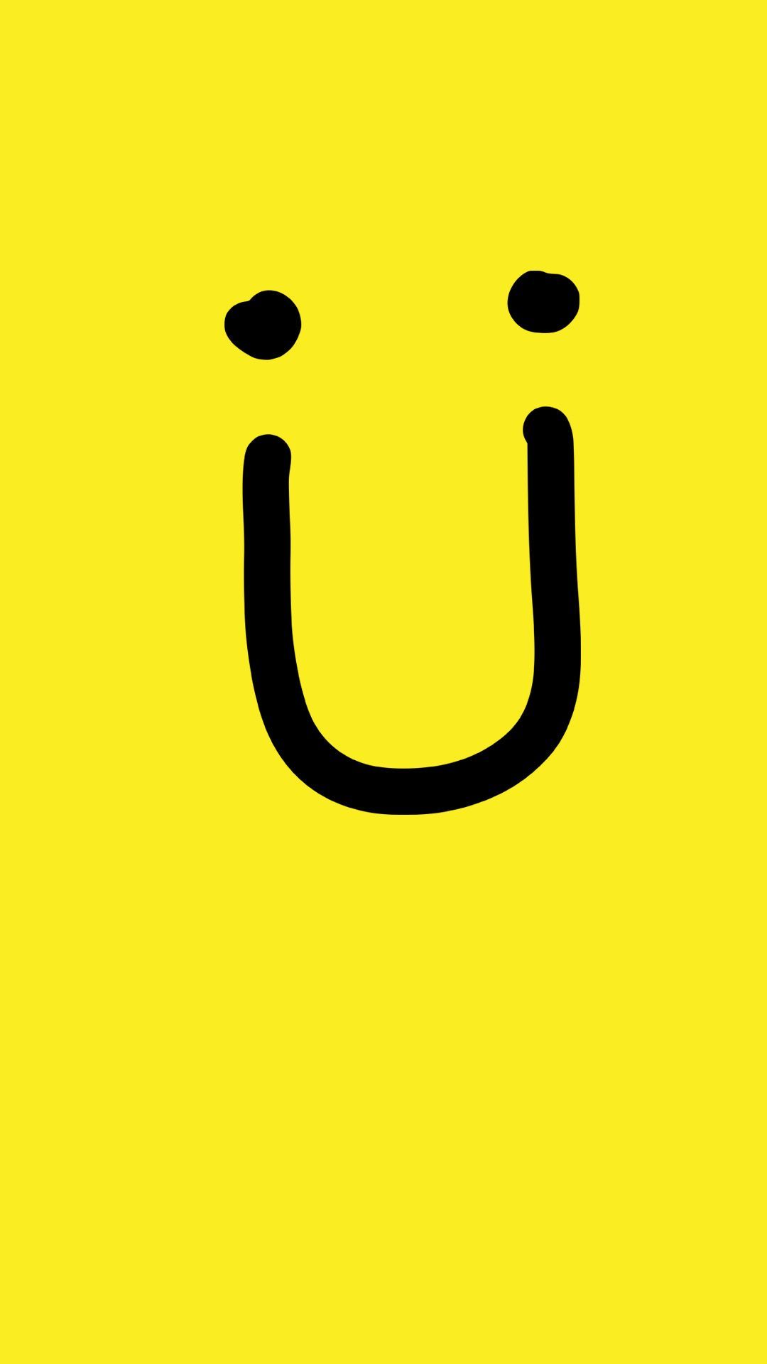 jack u wallpaper,emoticon,giallo,sorridi,smiley,linea