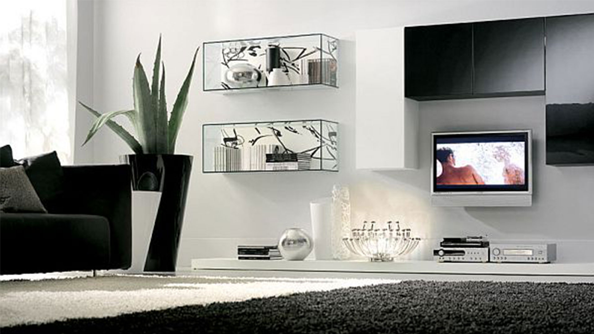 home image wallpaper,shelf,furniture,room,living room,interior design