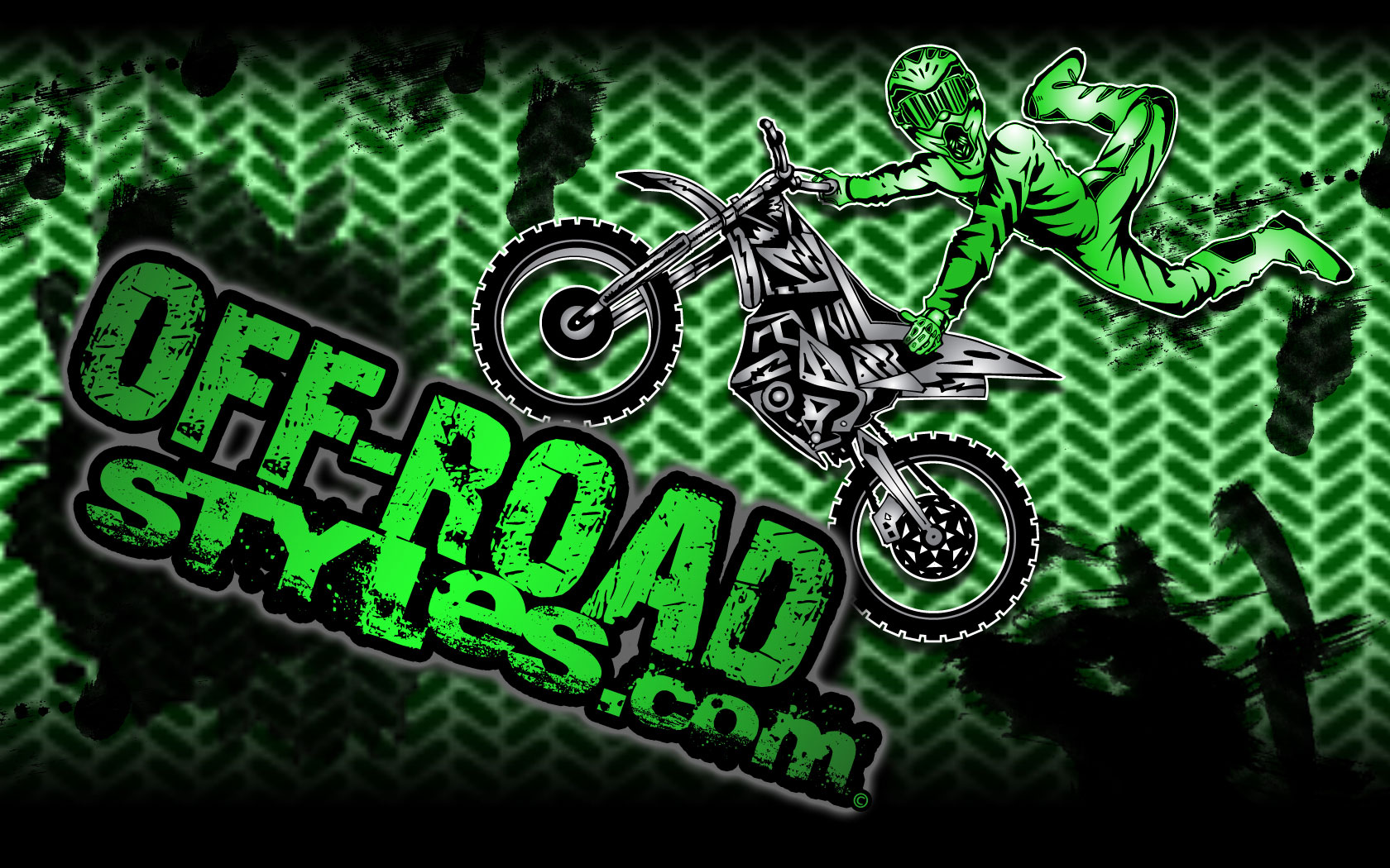 off wallpaper,green,motocross,freestyle motocross,font,text