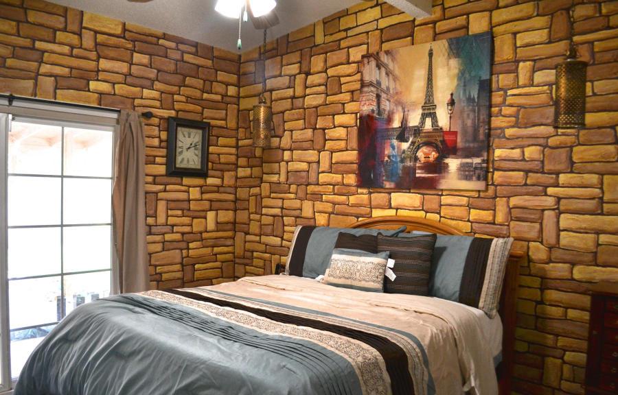 customized wallpaper india,bedroom,room,wall,brick,property