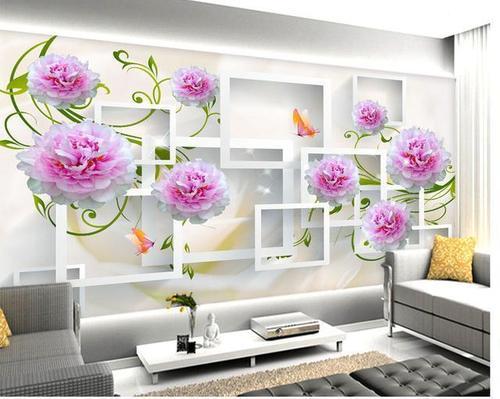 customise wallpaper,wallpaper,pink,living room,purple,wall