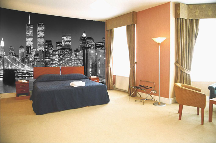 bedroom wallpaper murals,room,furniture,bedroom,bed,property
