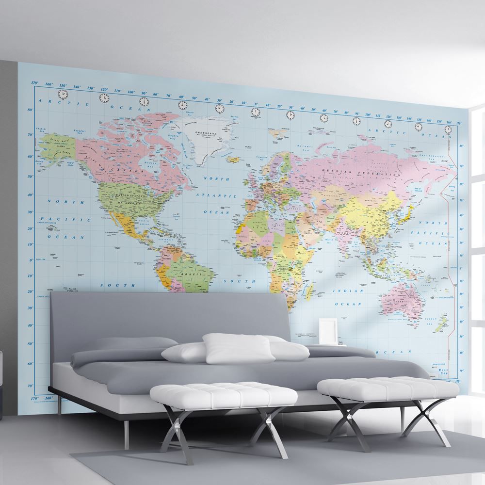 feature wallpaper murals,furniture,wall,wallpaper,map,pink