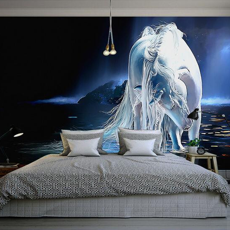 customized wallpaper for bedrooms,room,bedroom,furniture,bed,interior design