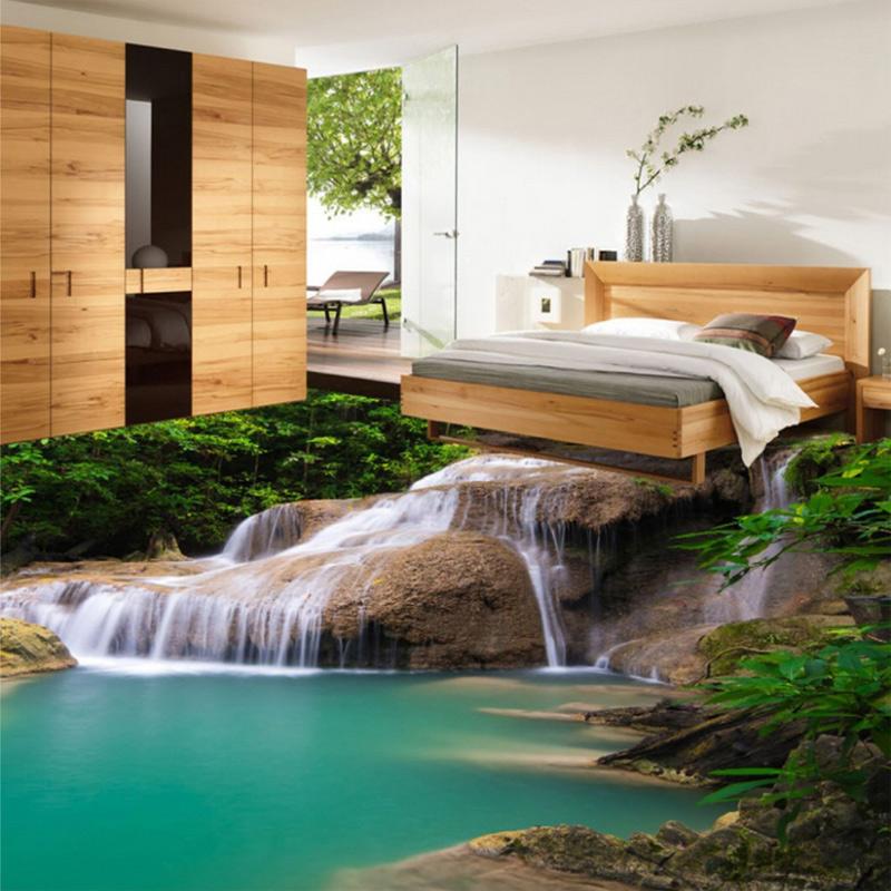 customized wallpaper for bedrooms,natural landscape,waterfall,property,water feature,swimming pool