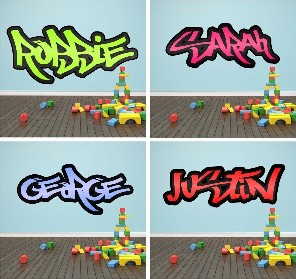 Graffiti Name Wall Stickers WallpaperUse