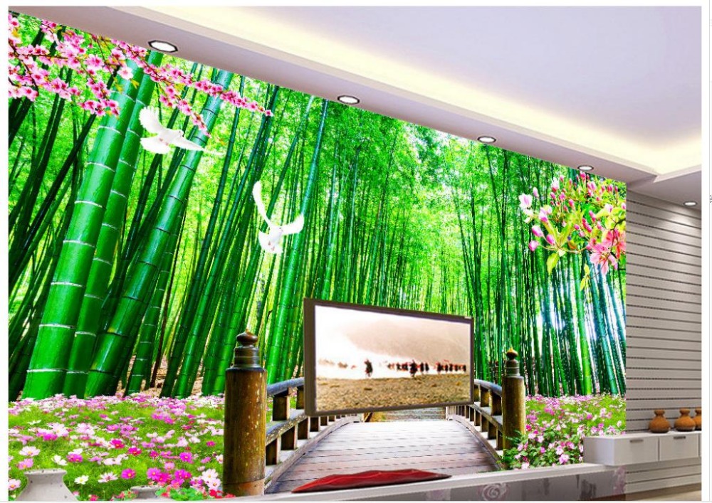 papier peint paysage pour murs,vert,décoration,fond d'écran,mur,mural