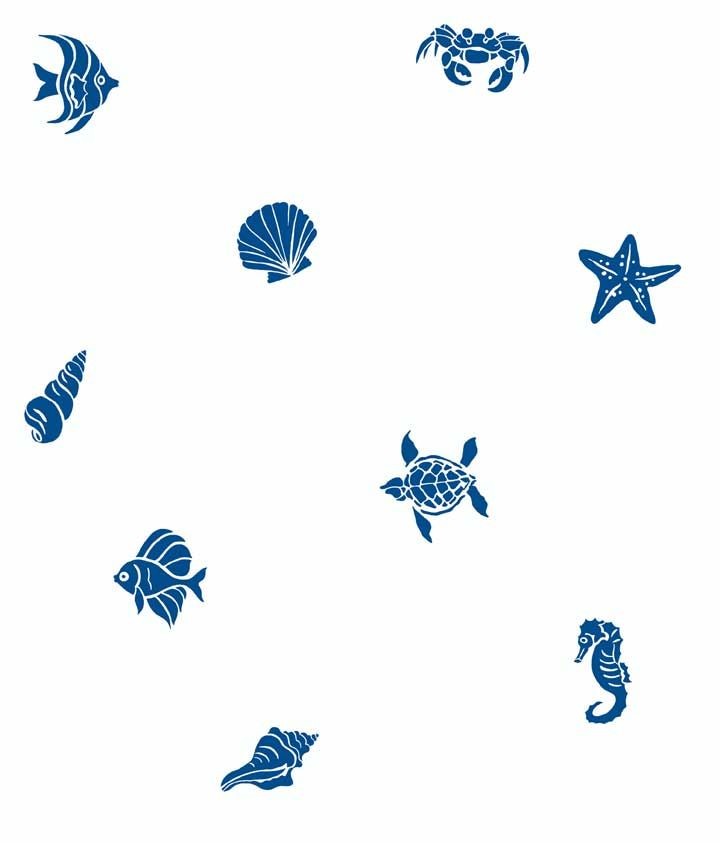 fish themed wallpaper,wall sticker,pattern (#521977) - WallpaperUse