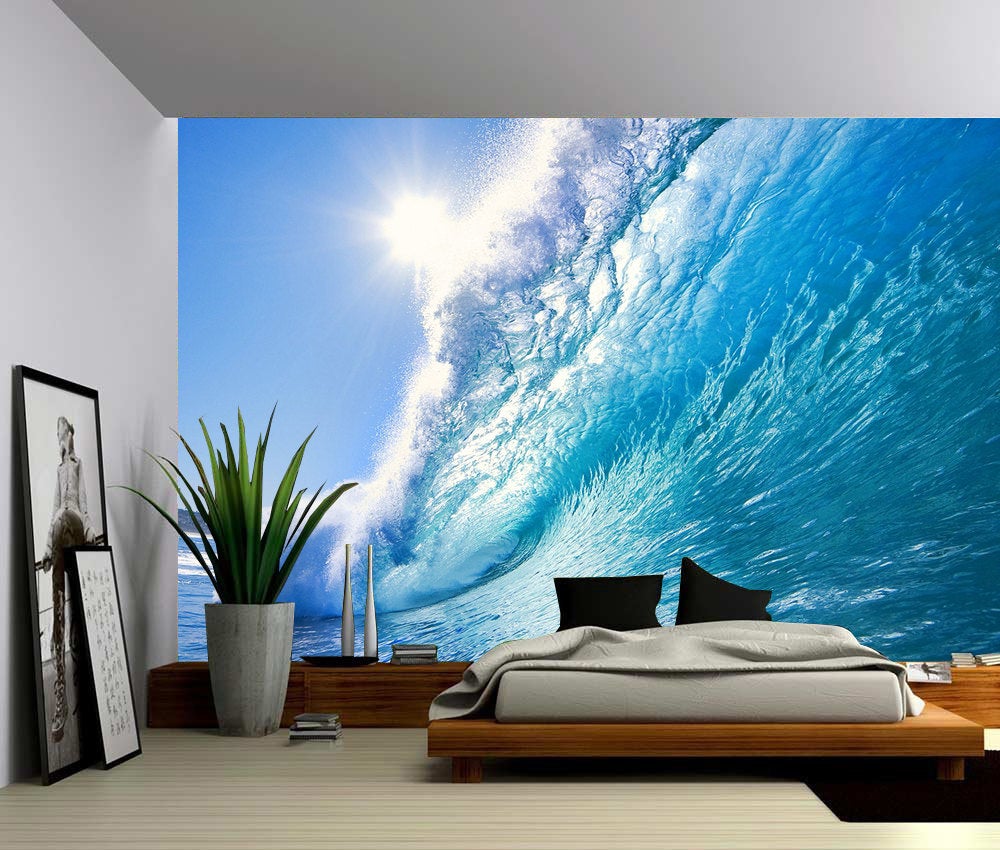 ocean wallpaper for bedroom,wall,room,wallpaper,bedroom,sky (#522134