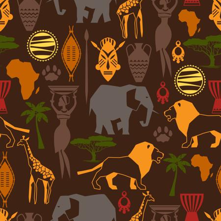 african themed wallpaper,orange,pattern,art,illustration,design