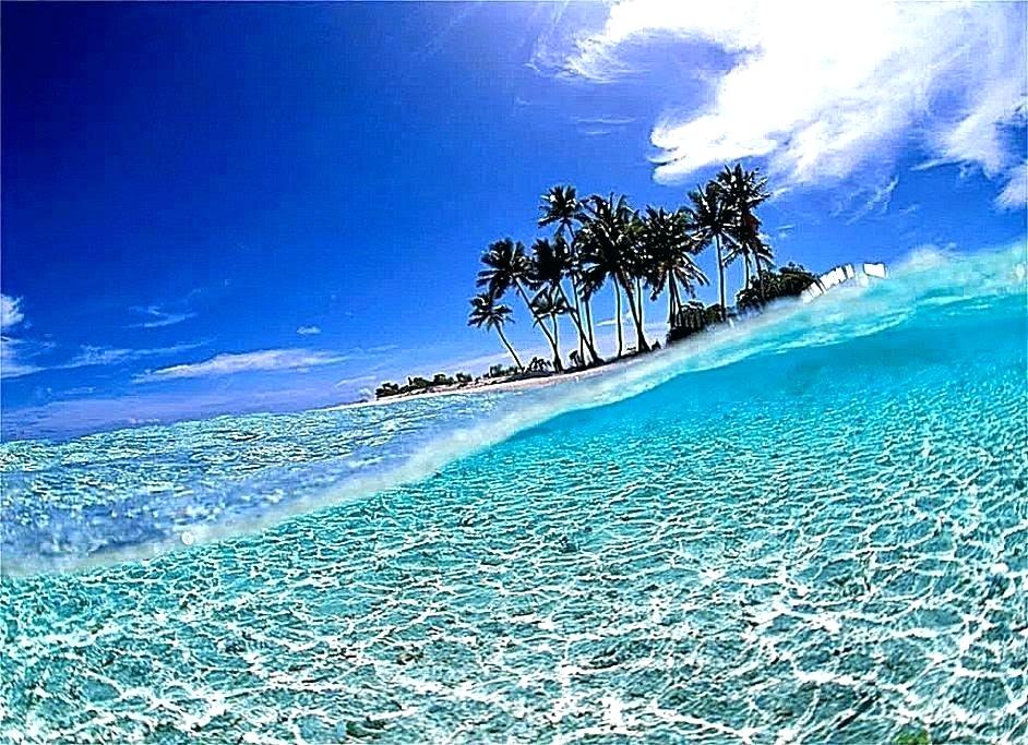 bordures de papier peint sur le thème de la plage,ciel,mer,océan,bleu,caraïbes