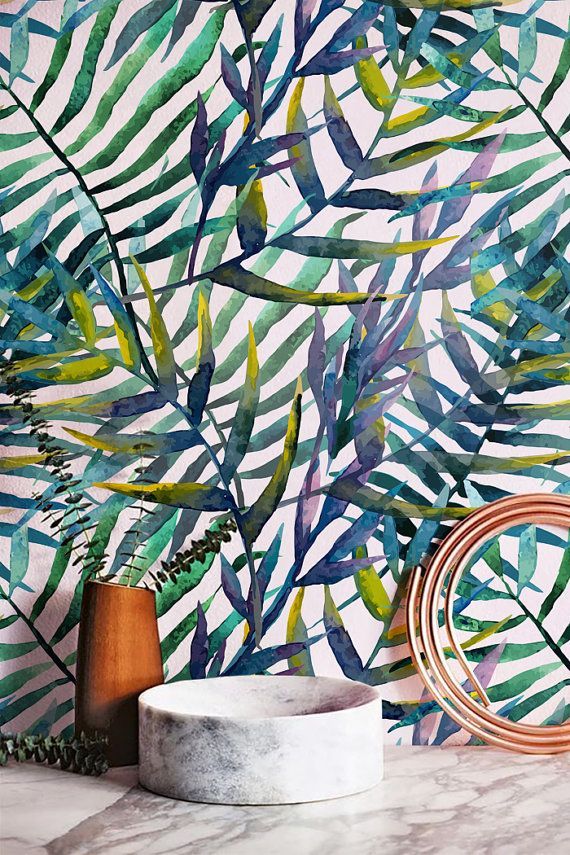 papier peint tropical pour murs,feuille,plante,modèle,fond d'écran,arbre