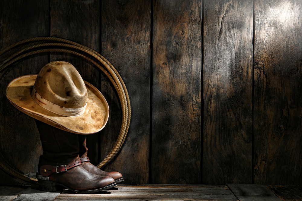 country themed wallpaper,cowboy hat,still life photography,hat,footwear,cowboy boot