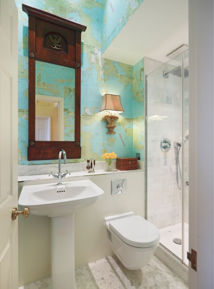 papier peint salle de bain nautique,salle de bains,chambre,propriété,design d'intérieur,armoire de toilette
