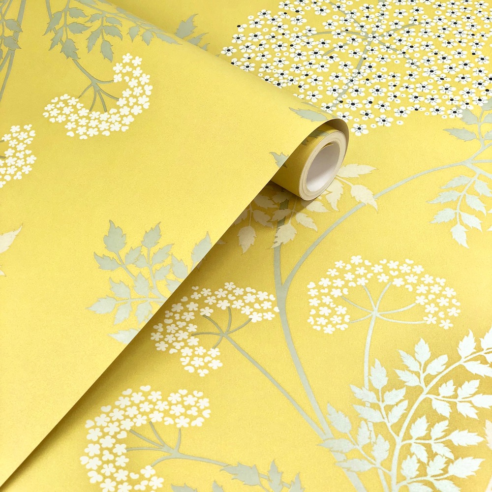 yellow wallpaper uk,yellow,paper,wallpaper,leaf,pattern