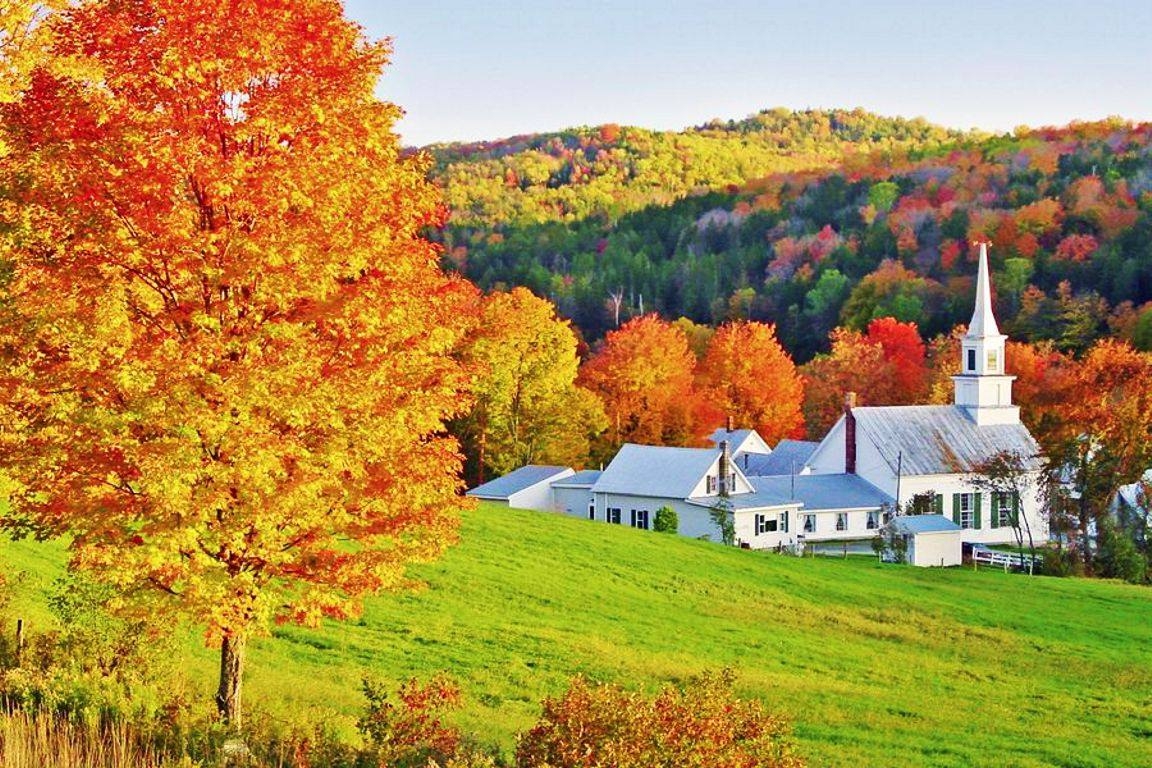 ニューイングランドの壁紙,自然の風景,自然,木,葉,秋
