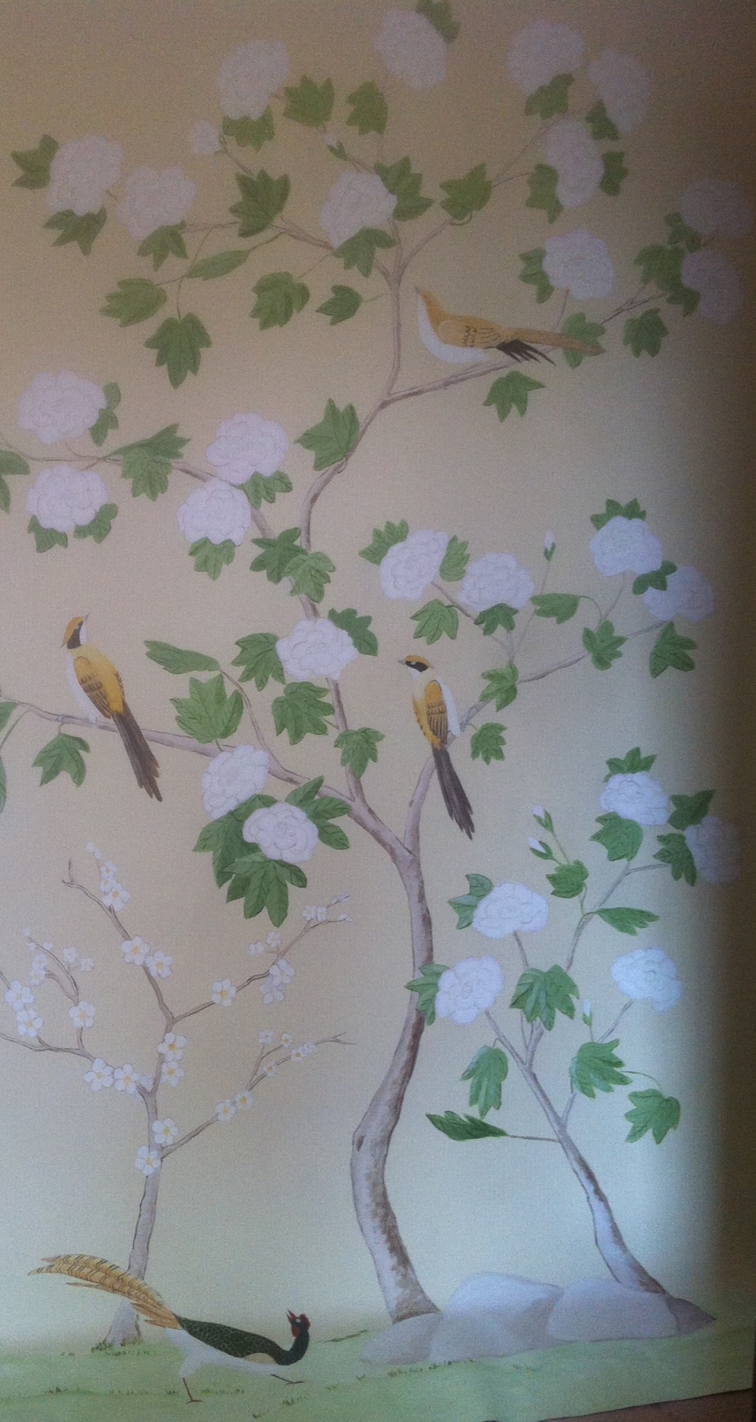 chinoiserie 배경 영국,벽,벽지,나무,식물,직물