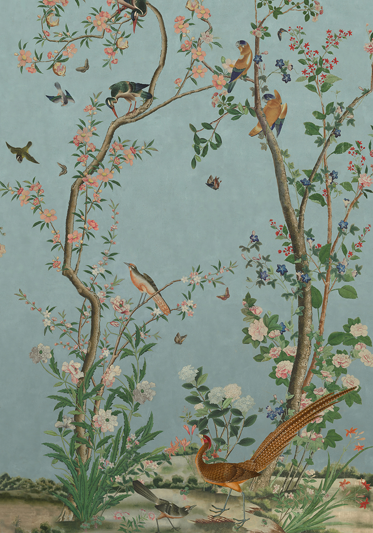 chinoiserie wallpaper uk,pflanze,baum,blume,zweig,pflanzenstamm