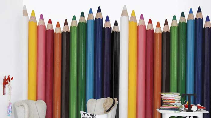 벽을위한 다채로운 벽지,연필,필기구,사무용품,그래픽 디자인,문방구