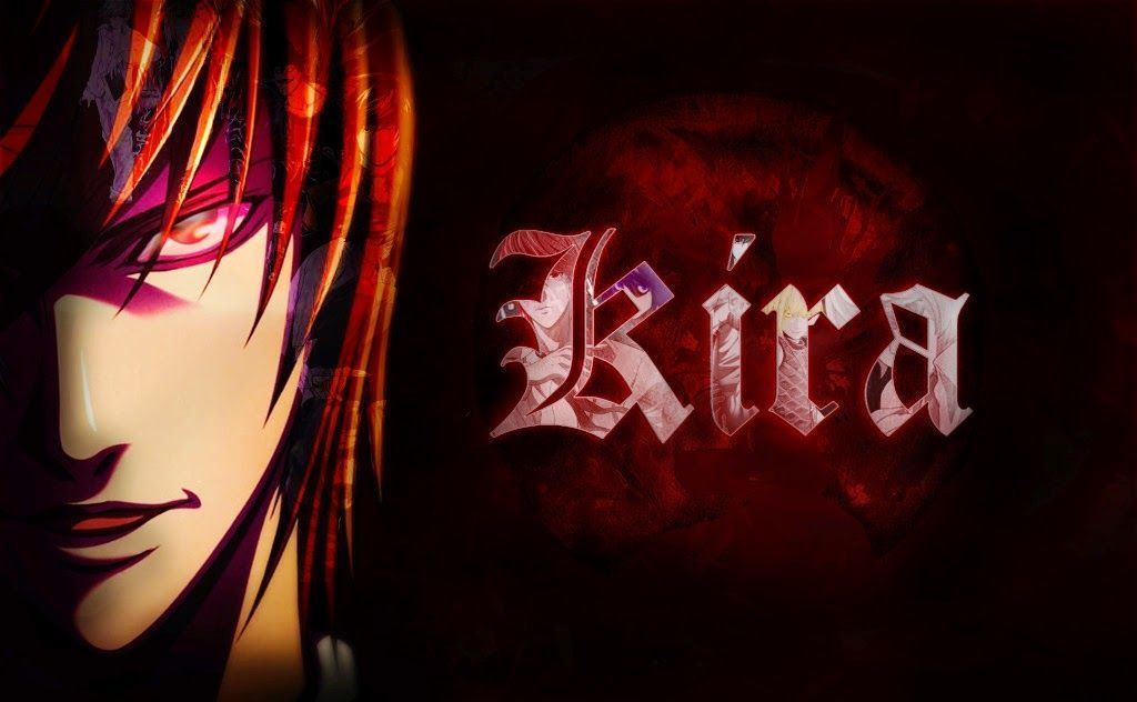 kira wallpaper,red,text,font,cg artwork,darkness