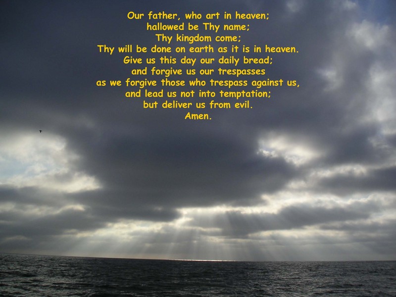 the lord's prayer wallpaper,sky,cloud,horizon,text,atmosphere
