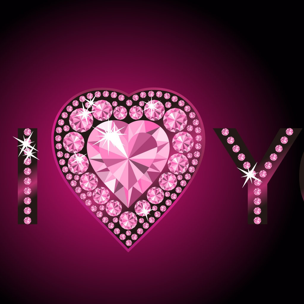 i like you wallpaper,heart,pink,love,text,heart