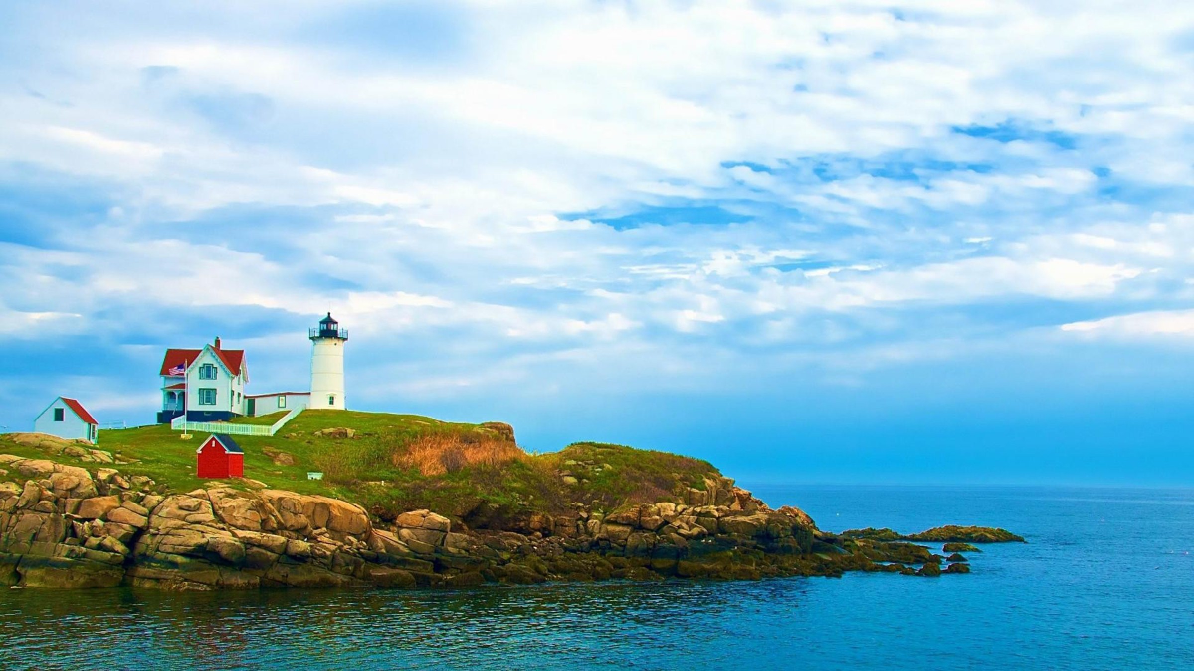 carta da parati del maine,paesaggio naturale,faro,faro,cielo,mare