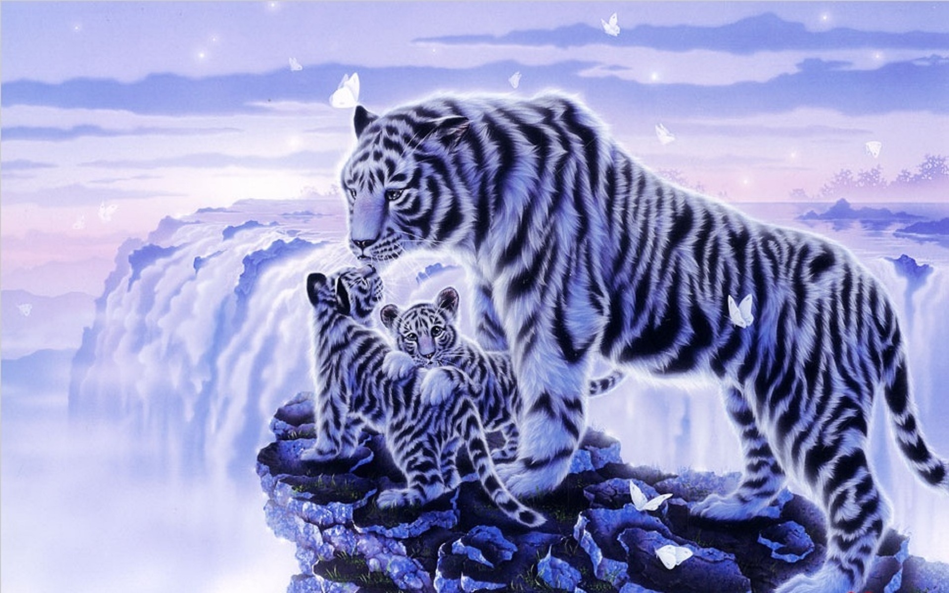 Lexica - Hyper-realistic white tiger, 3d, running through a field of  detailed white shining diamonds