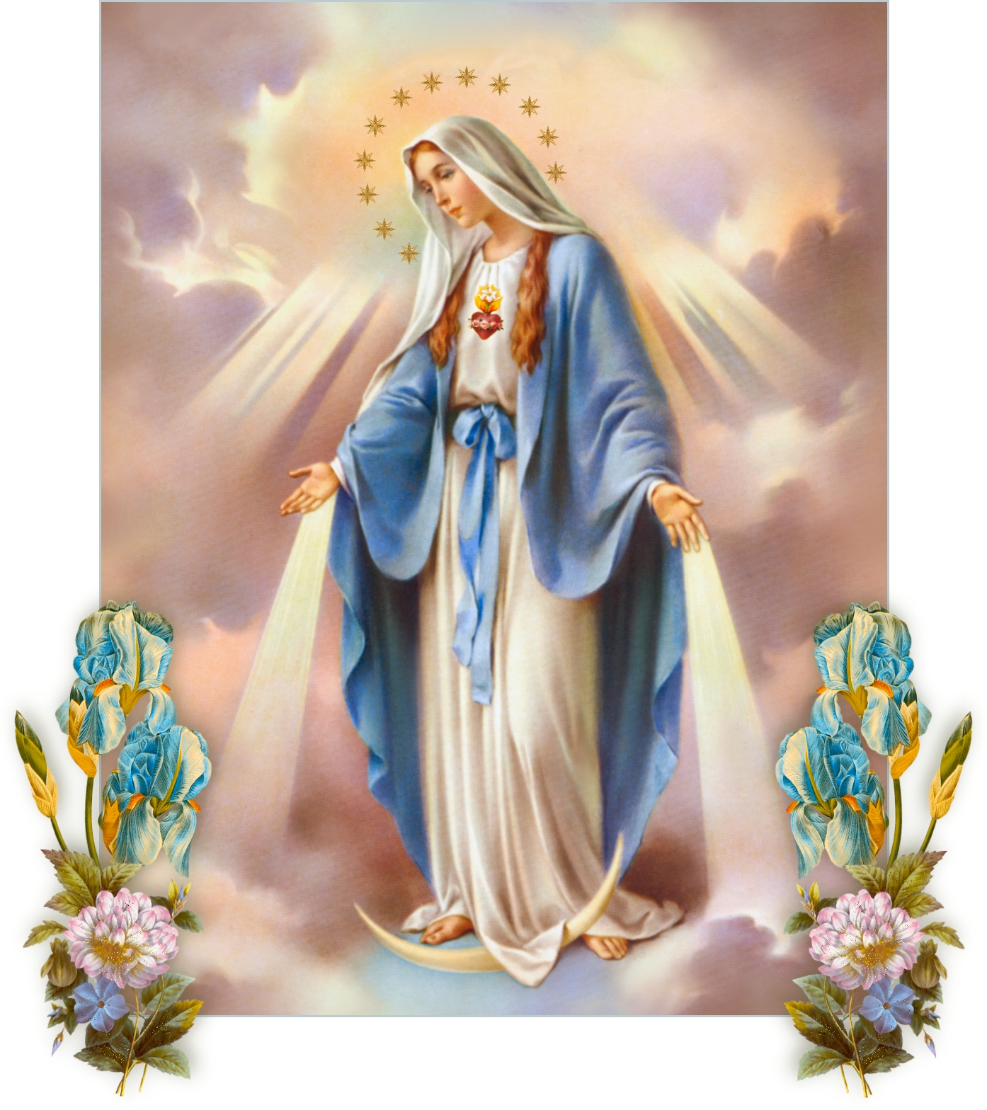 holy mary wallpapers,blessing,pray,religious item,fictional character