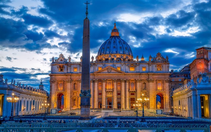 vatikanische tapete,gebäude,basilika,himmel,die architektur,klassische architektur