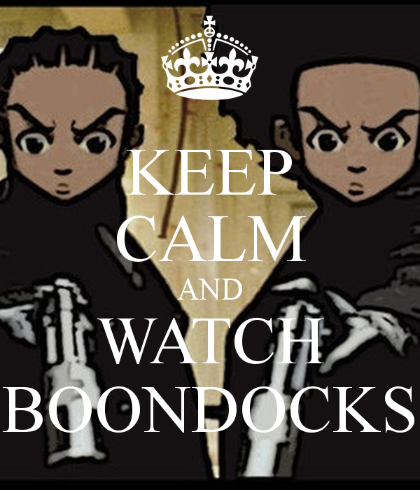 boondocks iphone wallpaper,cartoon,font,t shirt,illustration,photo caption