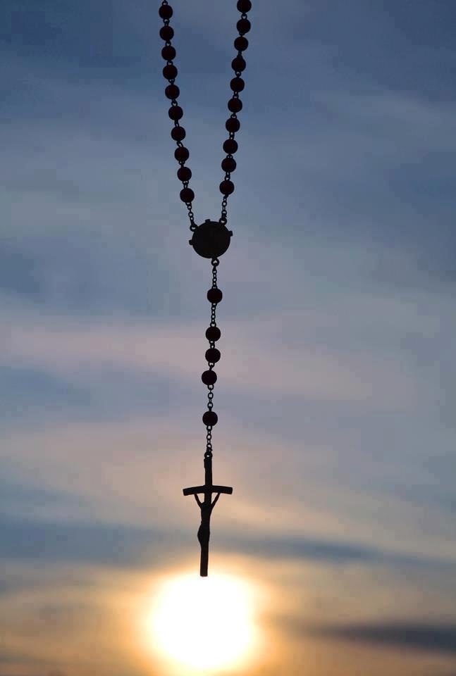 rosary wallpaper,sky,religious item,line,cloud,symbol