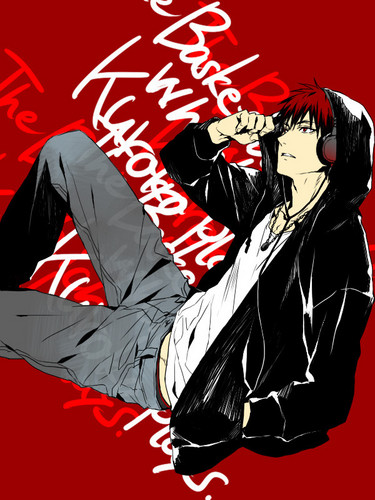 kagami taiga wallpaper,cartoon,anime,illustration,black hair,font