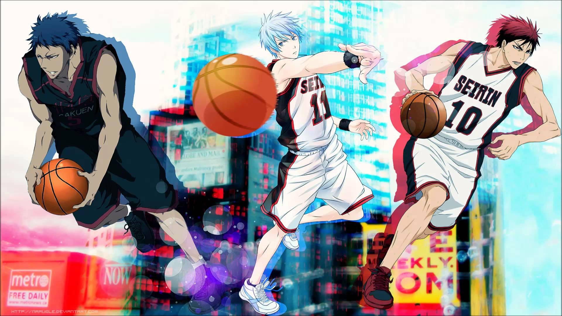 sfondo di kuroko no basket 1920x1080,pallacanestro,mosse di basket,giocatore di pallacanestro,giocatore,schiacciata